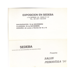 1996- Salón Primavera - Sedeba