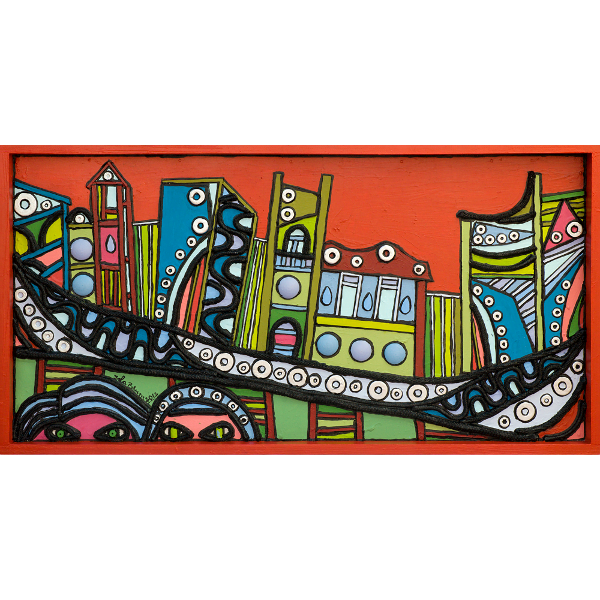 La gran ciudad mirada desde el río