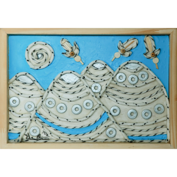 Los pájaros en las cumbres de las sierras