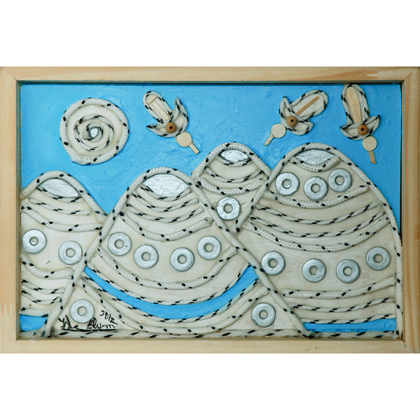 Los pájaros en las cumbres de las sierras