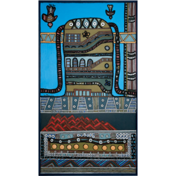 El carbón y los pájaros en la planta de enfriamiento