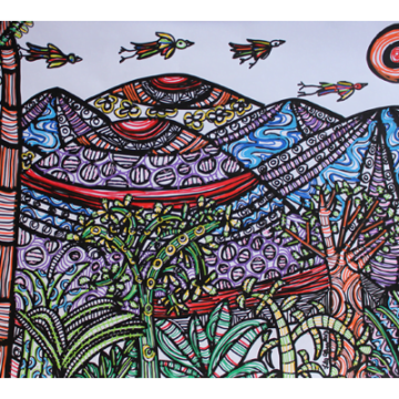 La naturaleza y los pájaros