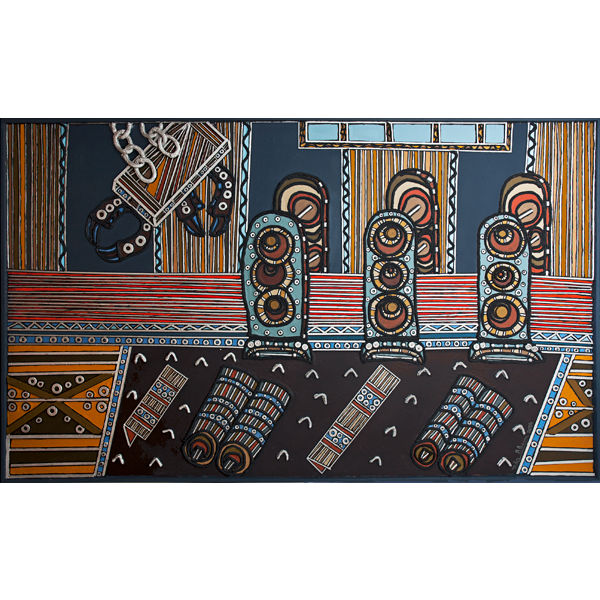 La chapa caliente, la grúa y los rodillos en fábrica de acero