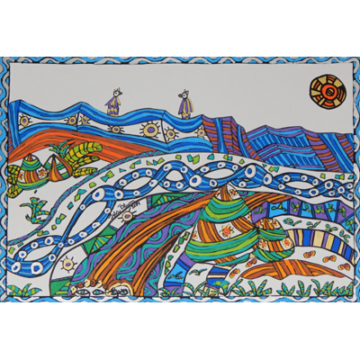 La cordillera,el río de las vueltas y los pájaros