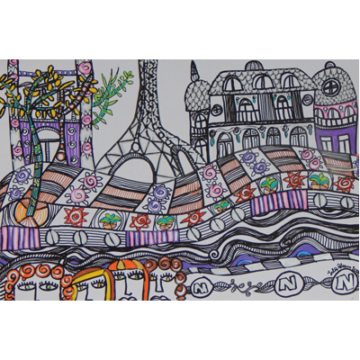 Las amigas en las calles de París