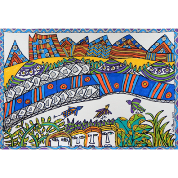 Las amigas recorriendo el Fitz Roy