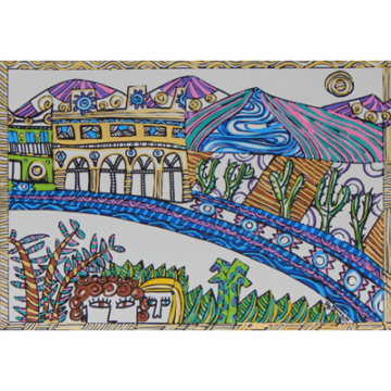 Los cactus, las montañas y las amigas