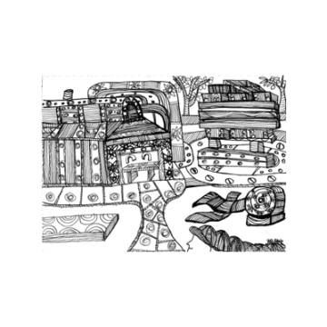 Playa de stock en la fábrica de acero