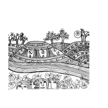 Las mujeres en las montañas y la naturaleza