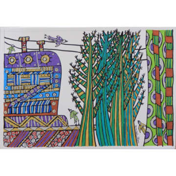 Los árboles, los pájaros y la fábrica