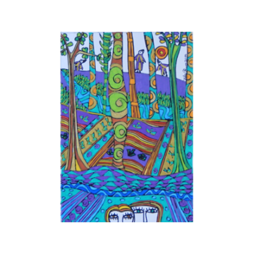 Los lugares de los árboles en la naturaleza