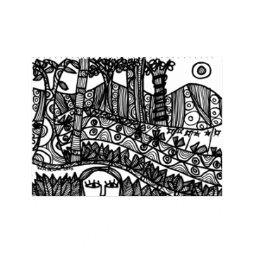 Las montañas y la persona