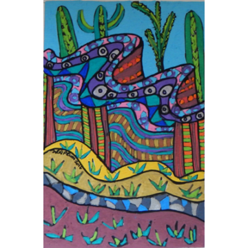 Los movimientos montañosos y los cactus