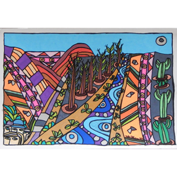 Las mujeres del Norte y la turista en la Quebrada