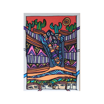 Las mujeres en las montañas de la Quebrada