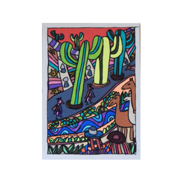 Los cactus, las llamas y las cholas