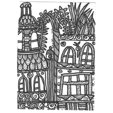 Los antiguos edificios de la ciudad