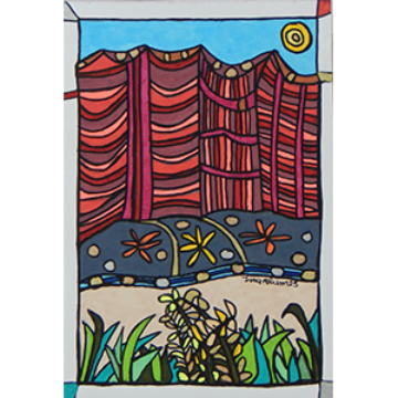 La pared de la naturaleza