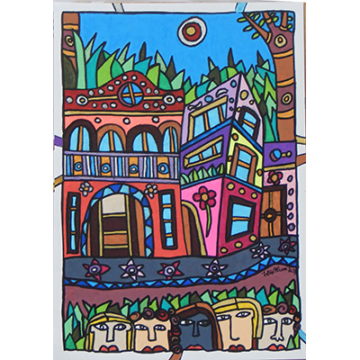 Los turistas en las ciudades