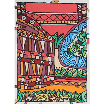 La barranca y el puente